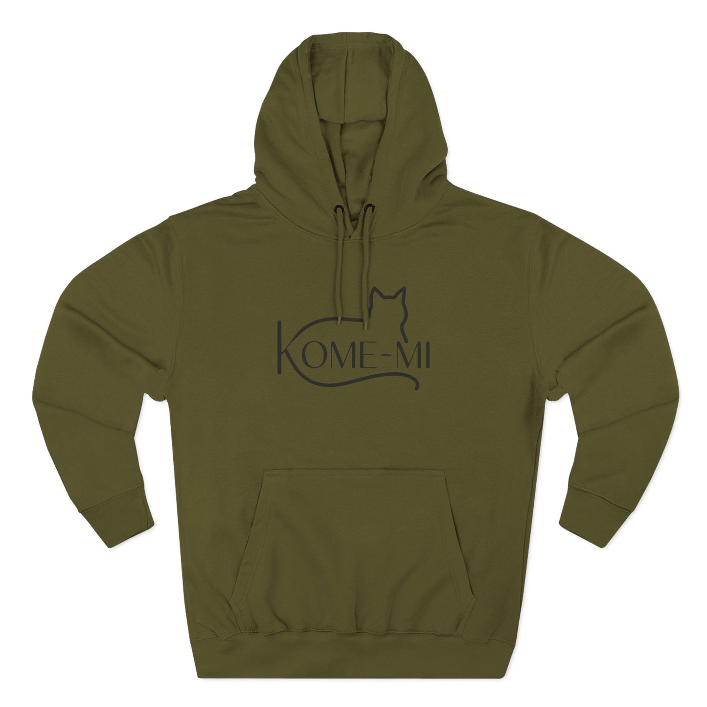 Kome-Mi Cat Logo Hoodie – Minimalist Cat Silhouette Pullover