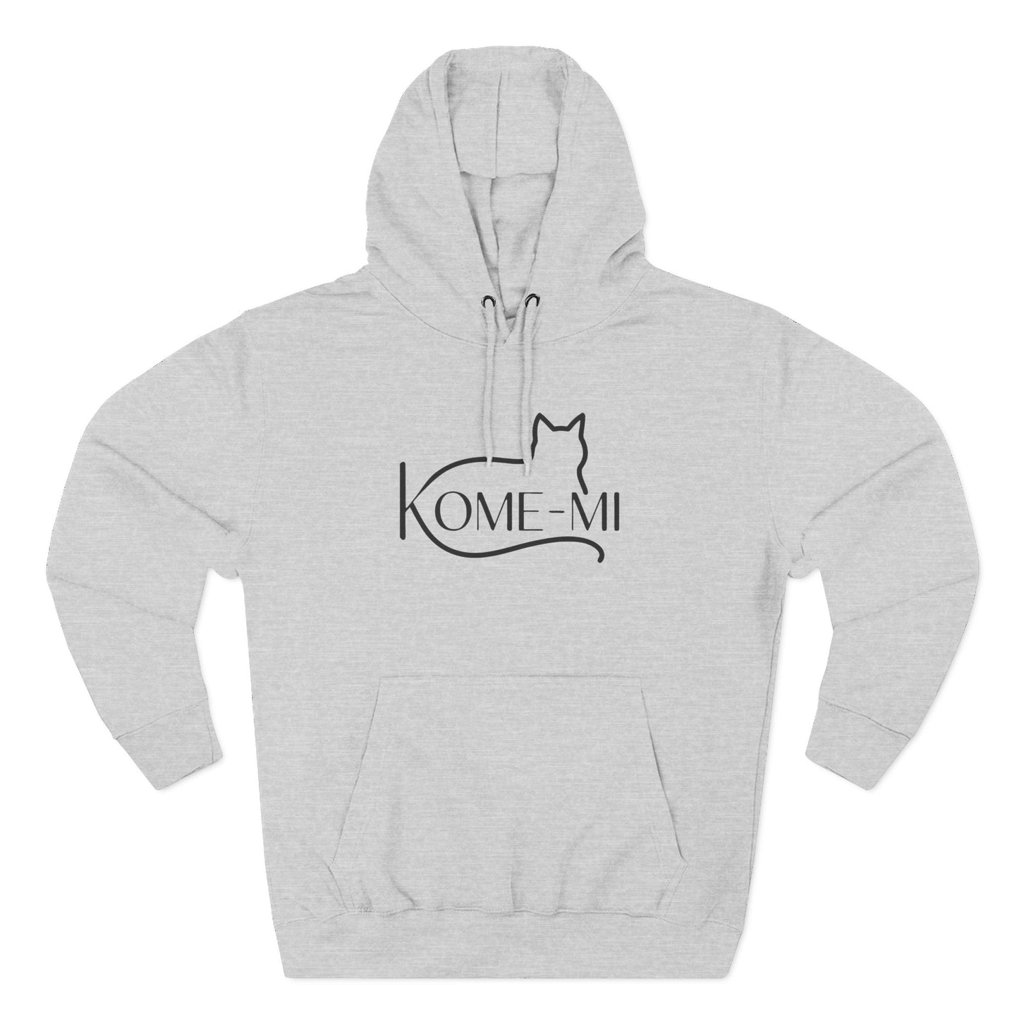 Kome-Mi Cat Logo Hoodie – Minimalist Cat Silhouette Pullover