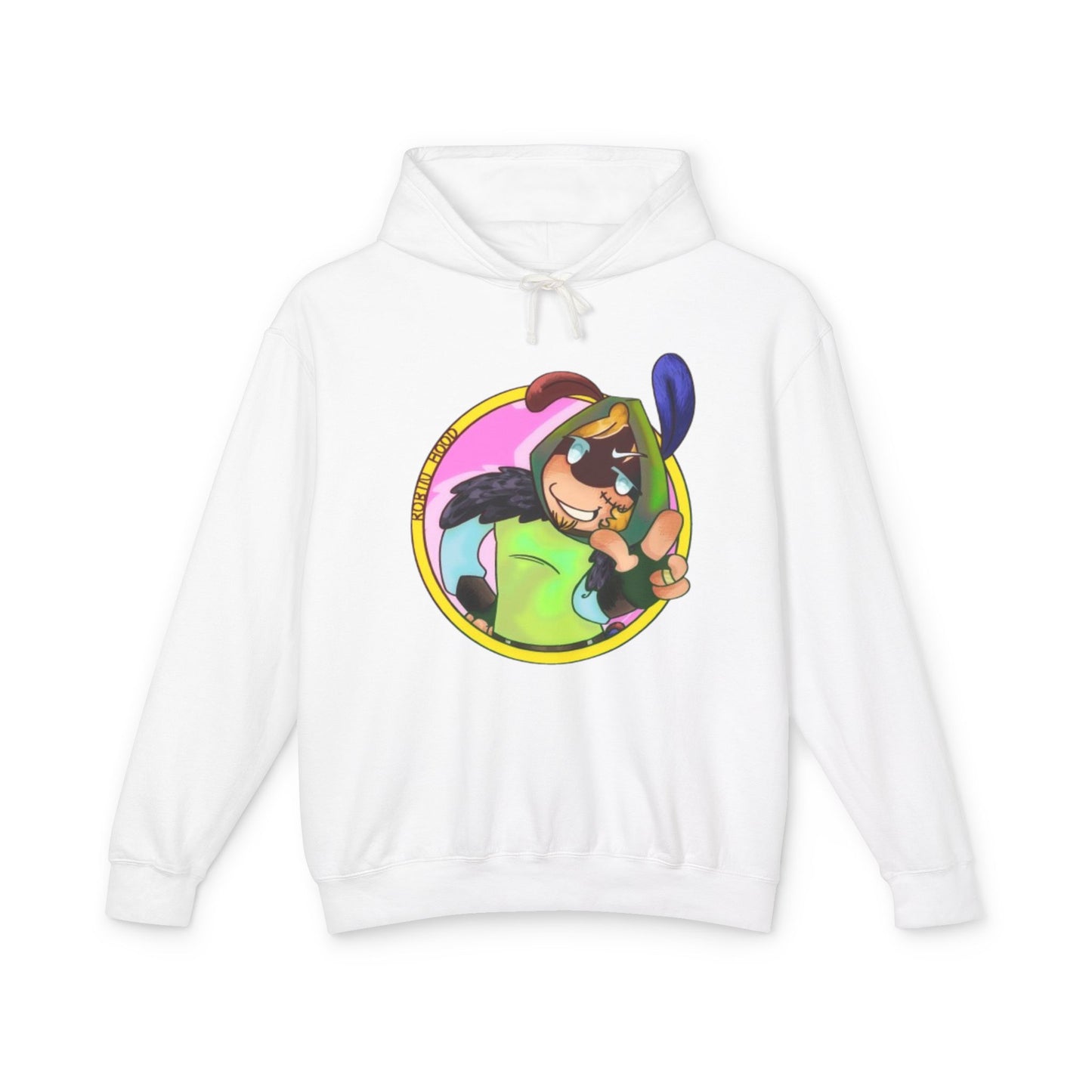 Kayak Pup Graphic Hoodie — Playful Canoe Dog Illustration Lightweight Hoodie