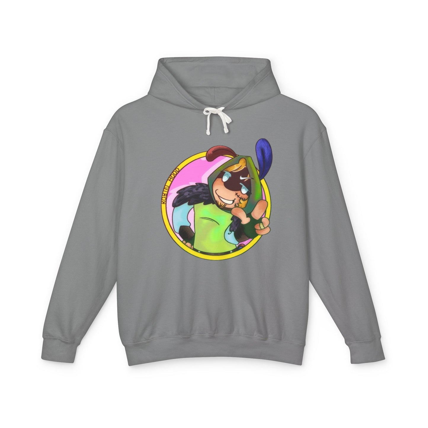Kayak Pup Graphic Hoodie — Playful Canoe Dog Illustration Lightweight Hoodie