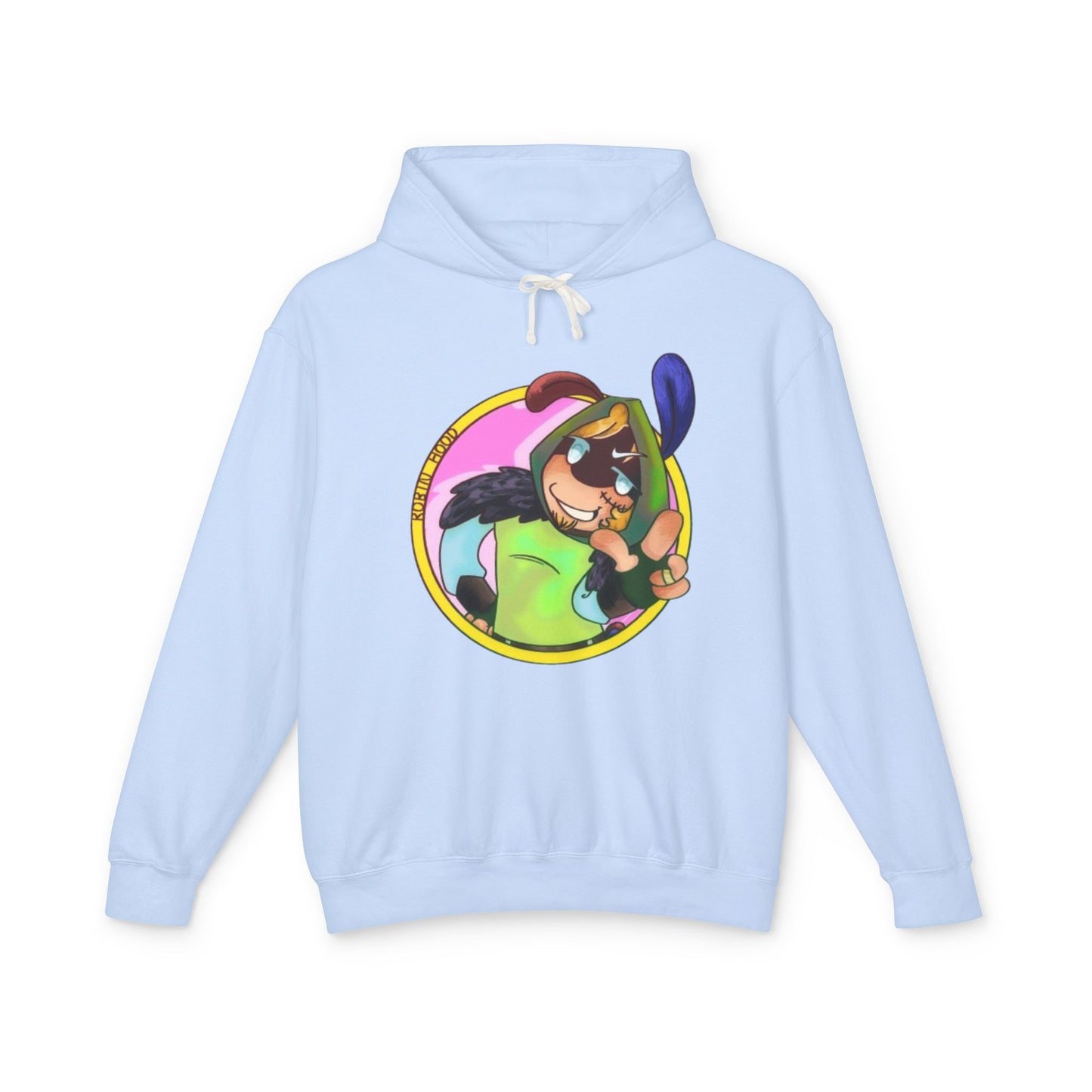 Kayak Pup Graphic Hoodie — Playful Canoe Dog Illustration Lightweight Hoodie