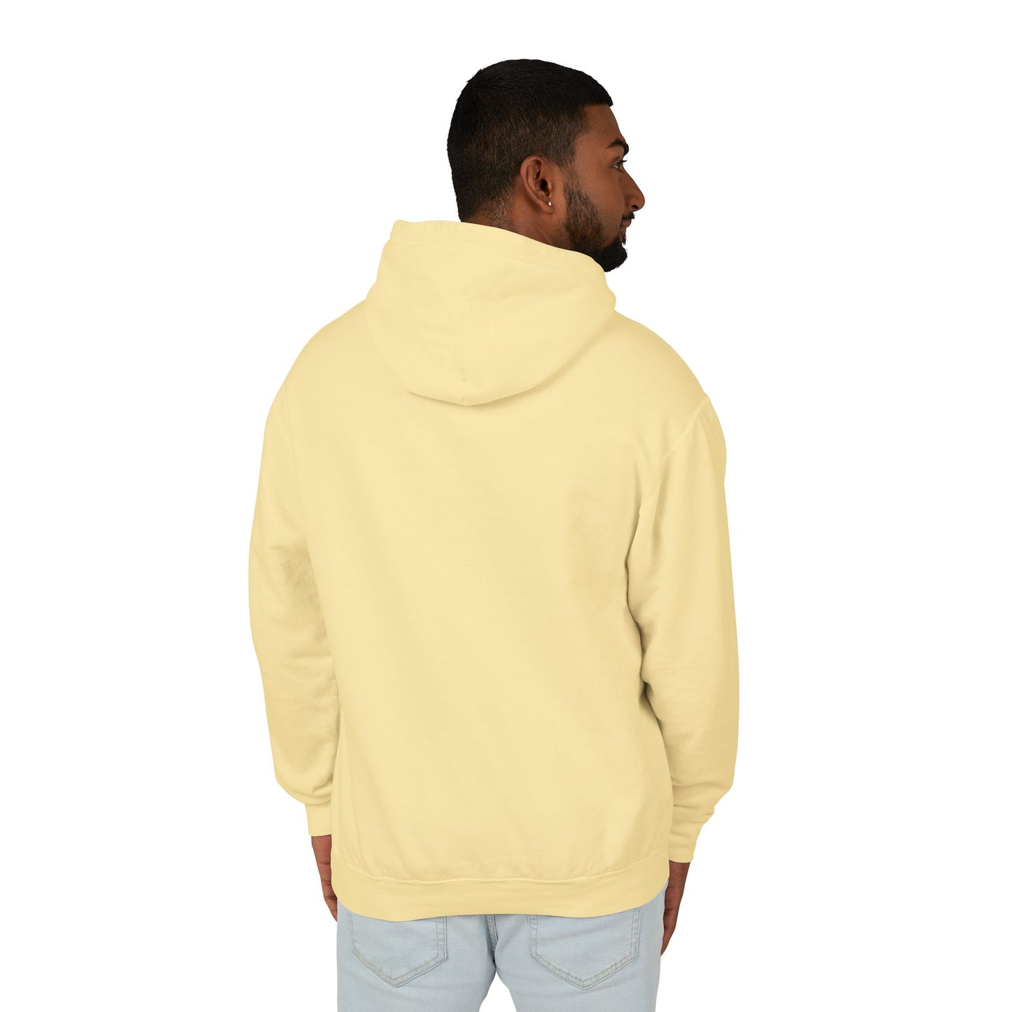 Kayak Pup Graphic Hoodie — Playful Canoe Dog Illustration Lightweight Hoodie