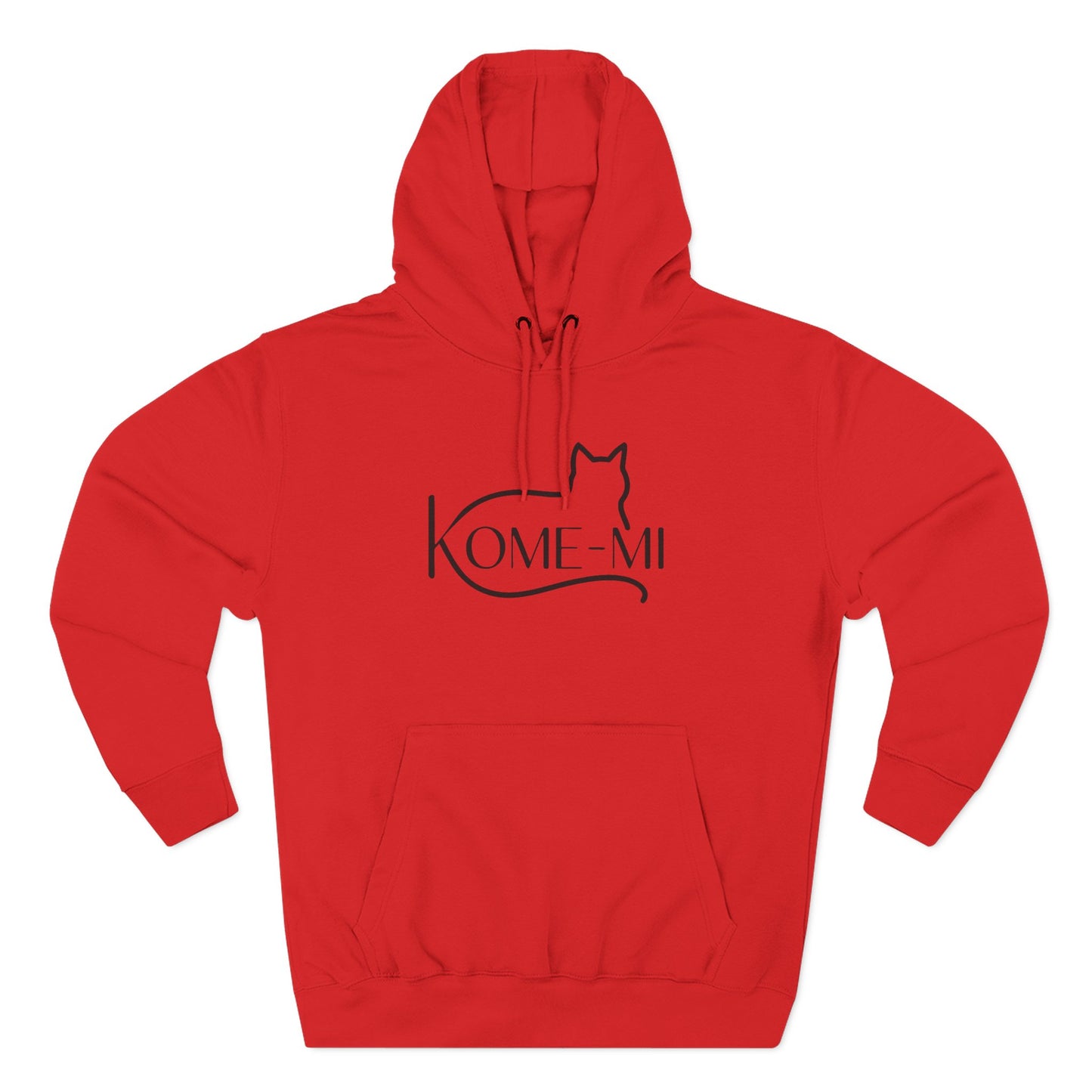 Kome-Mi Cat Logo Hoodie – Minimalist Cat Silhouette Pullover