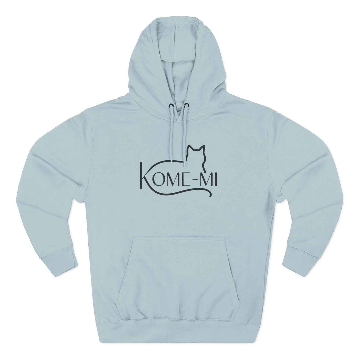 Kome-Mi Cat Logo Hoodie – Minimalist Cat Silhouette Pullover