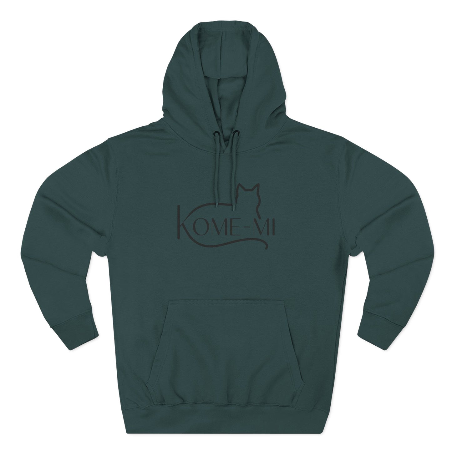 Kome-Mi Cat Logo Hoodie – Minimalist Cat Silhouette Pullover