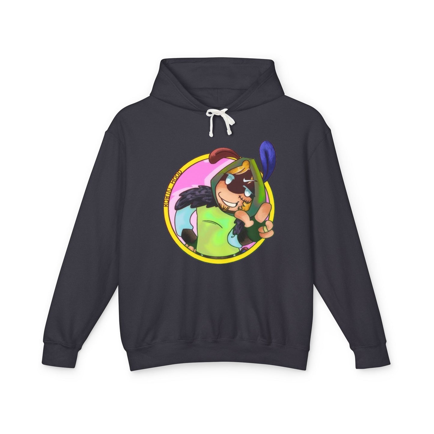 Kayak Pup Graphic Hoodie — Playful Canoe Dog Illustration Lightweight Hoodie