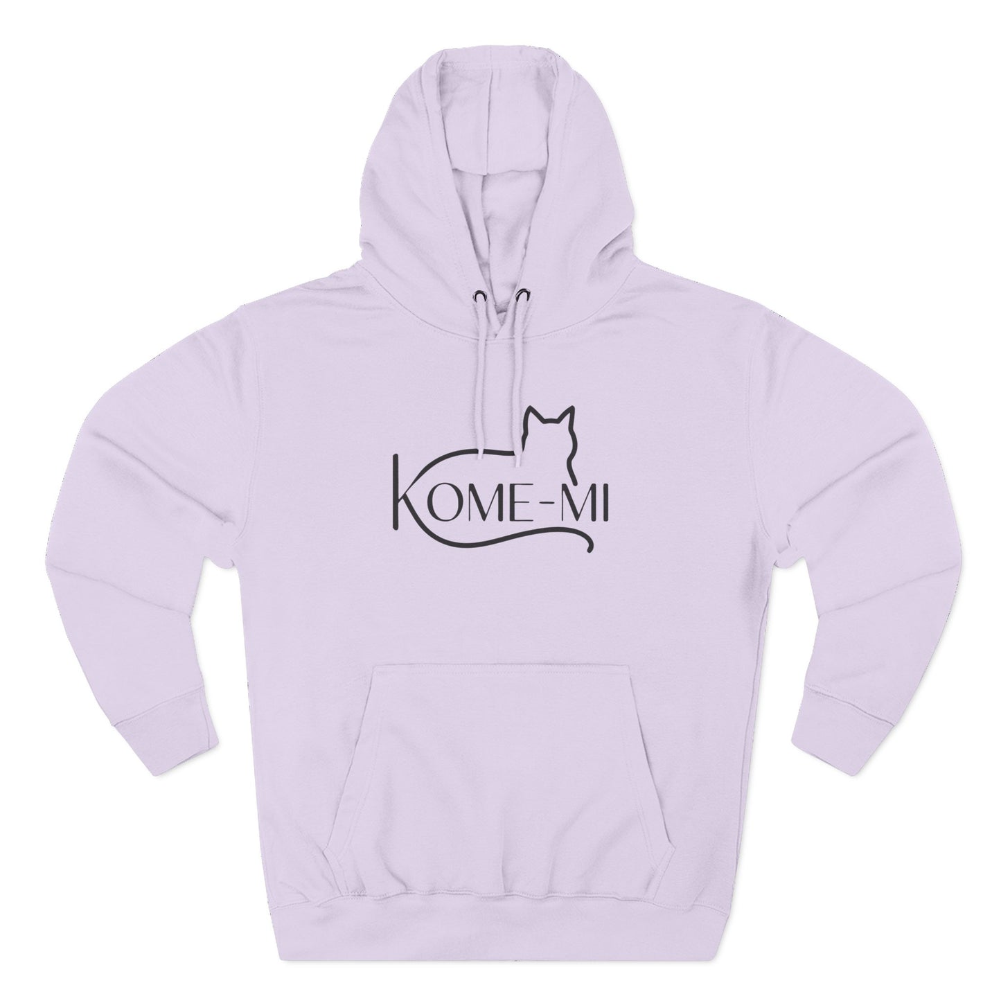 Kome-Mi Cat Logo Hoodie – Minimalist Cat Silhouette Pullover